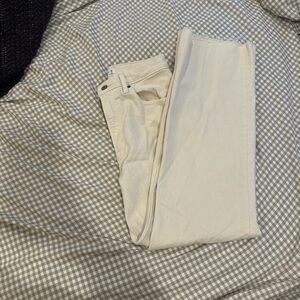 Abercrombie & Fitch Beige High-Rise Pants